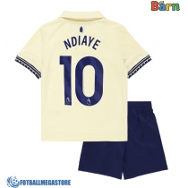 Fotballdrakt Barn Everton Iliman Ndiaye #10 Bortedraktsett 2025-26 Kortermet (+ Korte bukser)